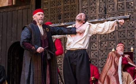 Jonathan Pryce and Dominic Mafham. Photo courtesy of Globe Theatre.