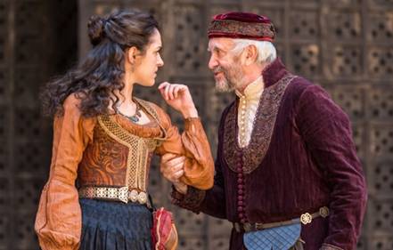 Jonathan Pryce and Phoebe Pryce. Photo courtesy of Globe Theatre.